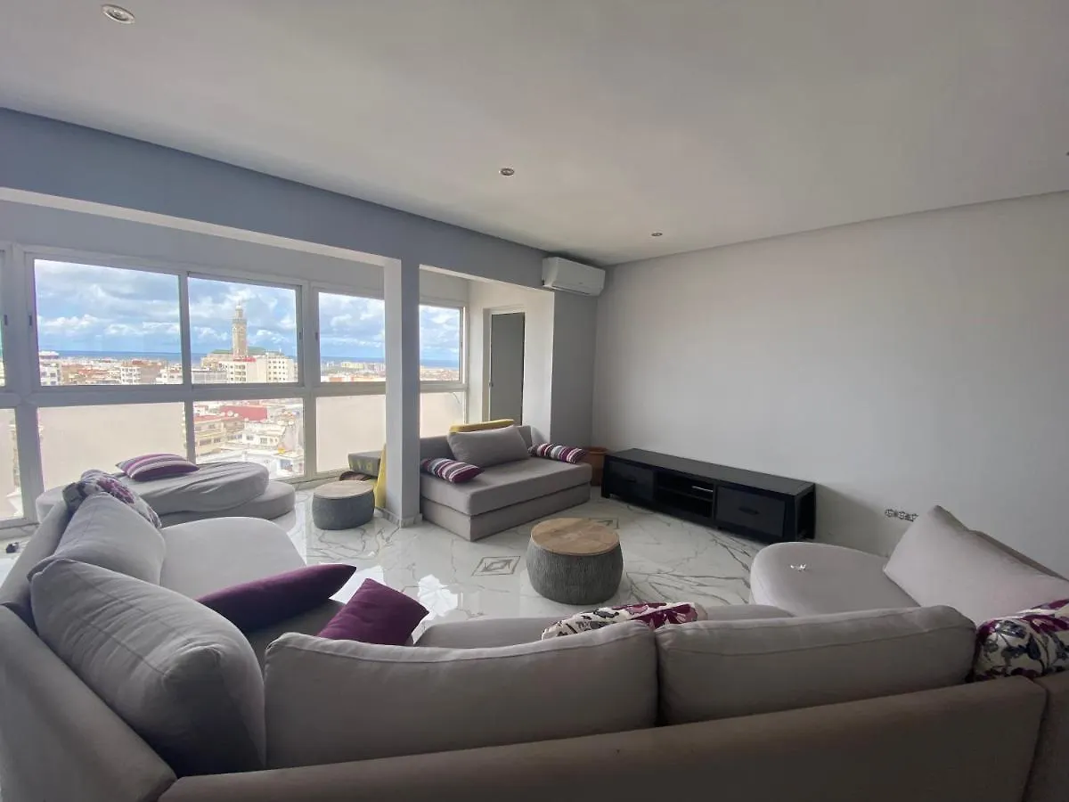 Apartment Anfa 118 - Best View In Town. 3 Bedrooms. 2 Bathrooms. Great Location. Casablanca
